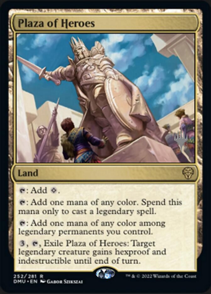 Plaza of Heroes (Promo Pack) [Dominaria United Promos] | Exor Games Bridgewater