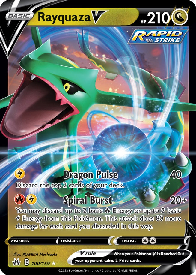 Rayquaza V 100/159 (Jumbo Card) [Sword & Shield: Evolving Skies] | Exor Games Bridgewater