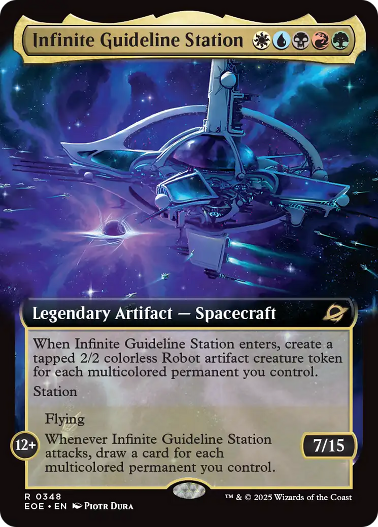 Infinite Guideline Station (Extended Art) [Edge of Eternities] | Exor Games Bridgewater