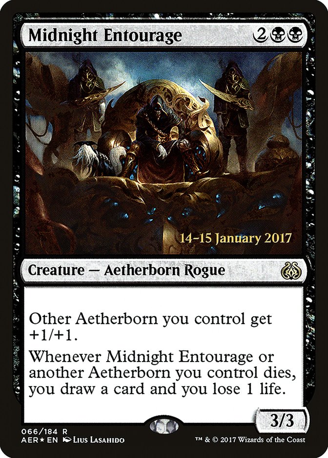 Midnight Entourage [Aether Revolt Prerelease Promos] | Exor Games Bridgewater