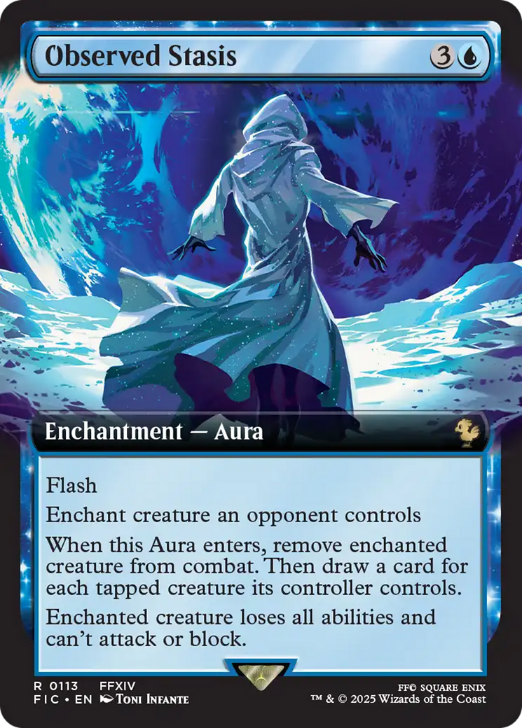 Observed Stasis (Extended Art) [FINAL FANTASY Commander] | Exor Games Bridgewater