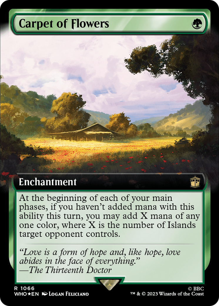 Carpet of Flowers (Extended Art) (Surge Foil) [Doctor Who] | Exor Games Bridgewater