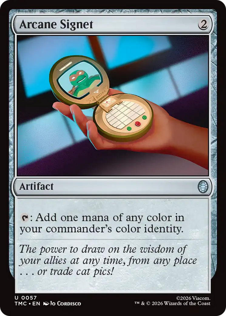 Arcane Signet [Teenage Mutant Ninja Turtles Commander] | Exor Games Bridgewater