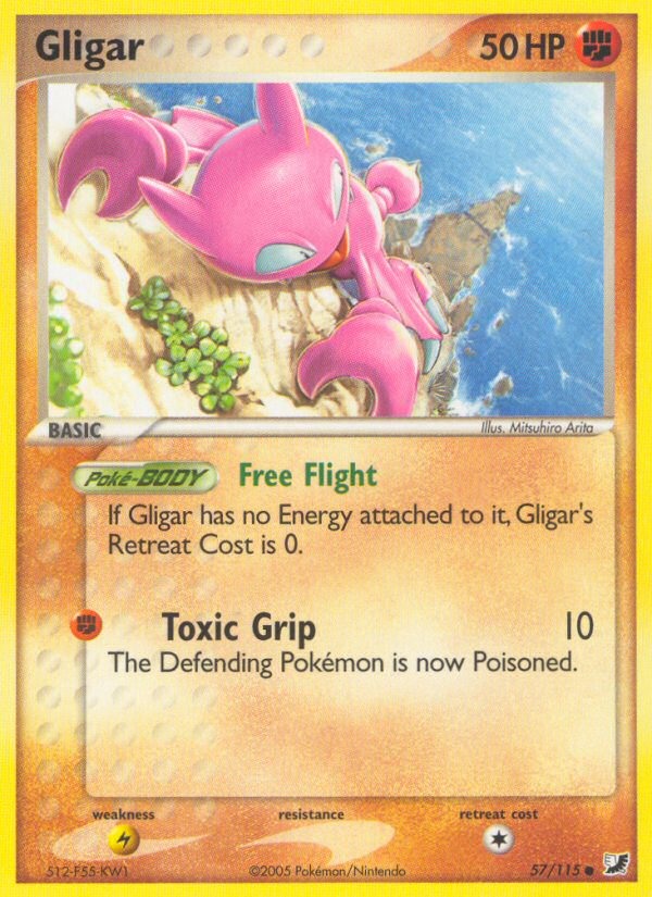 Gligar (57/115) [EX: Unseen Forces] | Exor Games Bridgewater