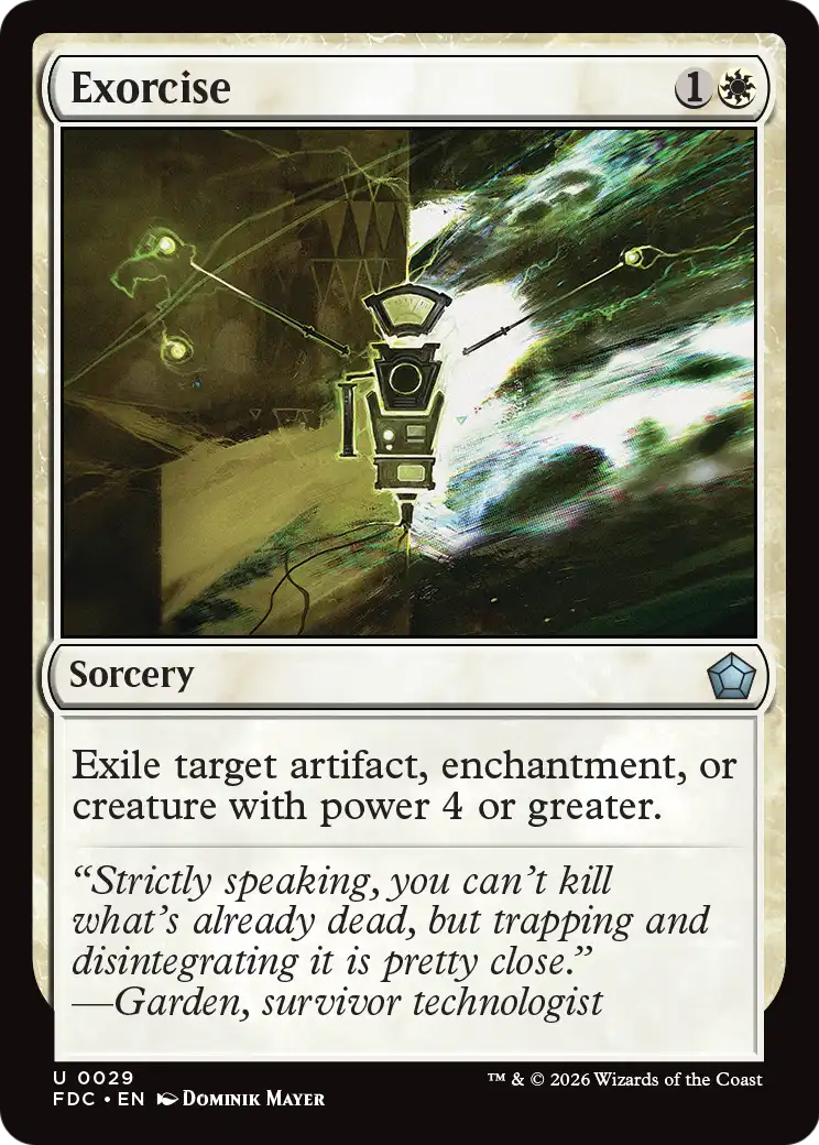 Exorcise [Foundations Commander] | Exor Games Bridgewater