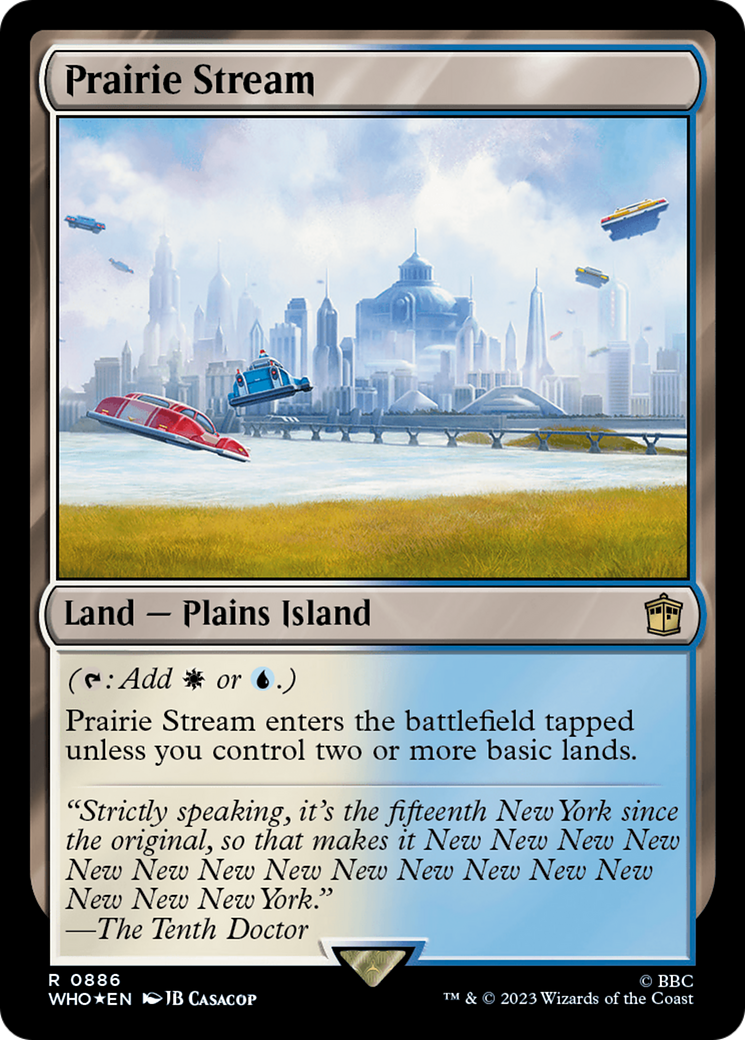 Prairie Stream (Surge Foil) [Doctor Who] | Exor Games Bridgewater