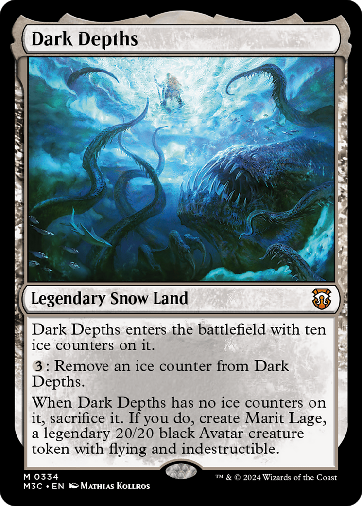 Dark Depths (Ripple Foil) [Modern Horizons 3 Commander] | Exor Games Bridgewater