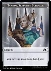 Phyrexian Germ // Emblem - Tamiyo, Seasoned Scholar Double-Sided Token [Modern Horizons 3 Tokens] | Exor Games Bridgewater