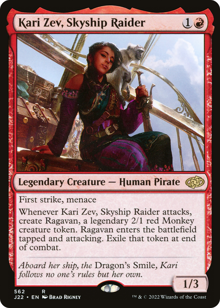 Kari Zev, Skyship Raider [Jumpstart 2022] | Exor Games Bridgewater