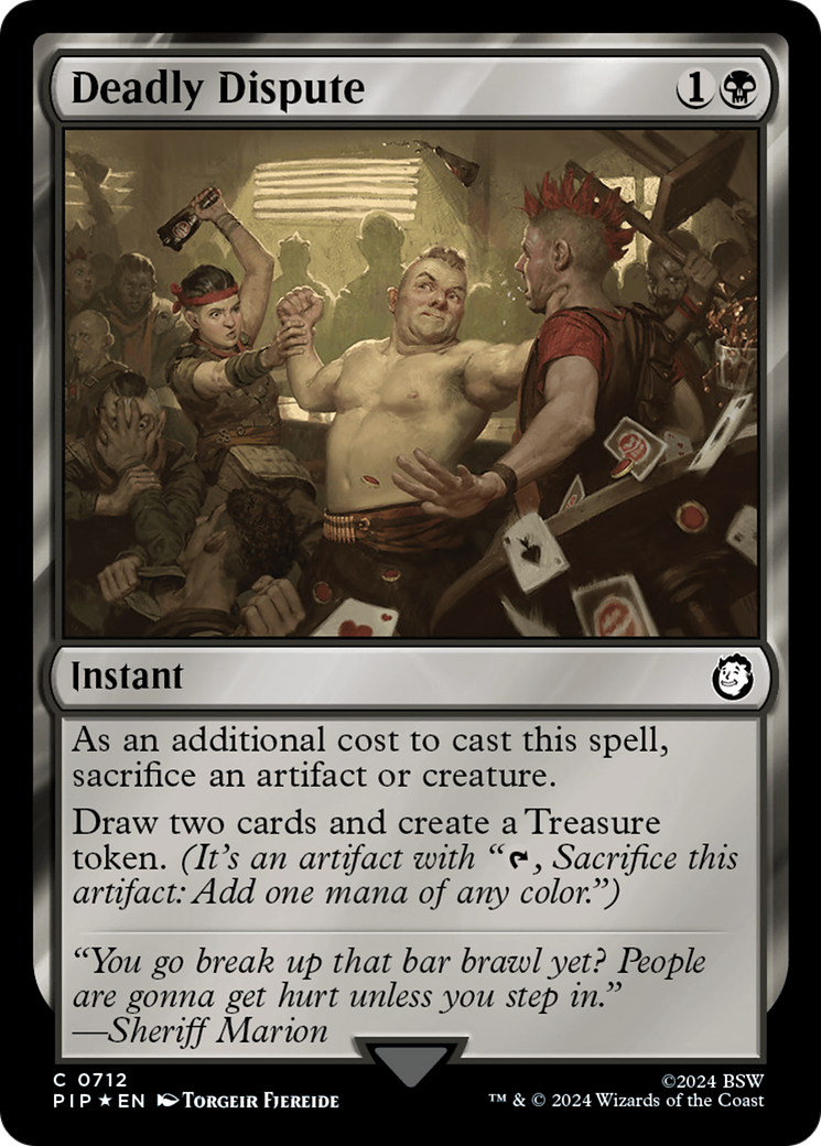 Deadly Dispute (Surge Foil) [Fallout] | Exor Games Bridgewater