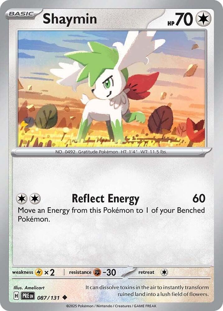 Shaymin (087/131) [Scarlet & Violet: Prismatic Evolutions] | Exor Games Bridgewater