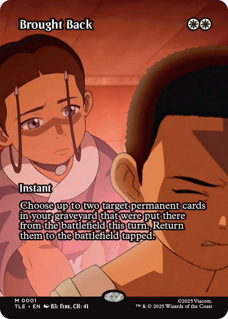 Brought Back (Borderless) [Avatar: The Last Airbender: Eternal-Legal] | Exor Games Bridgewater