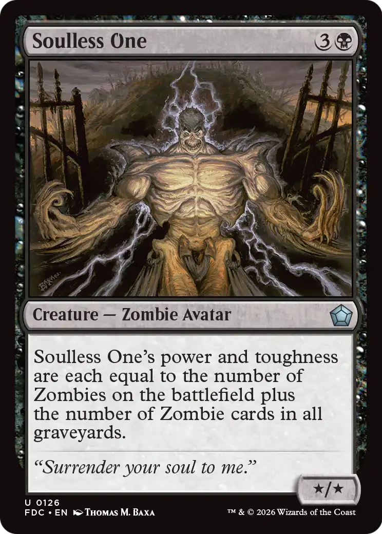 Soulless One [Foundations Commander] | Exor Games Bridgewater