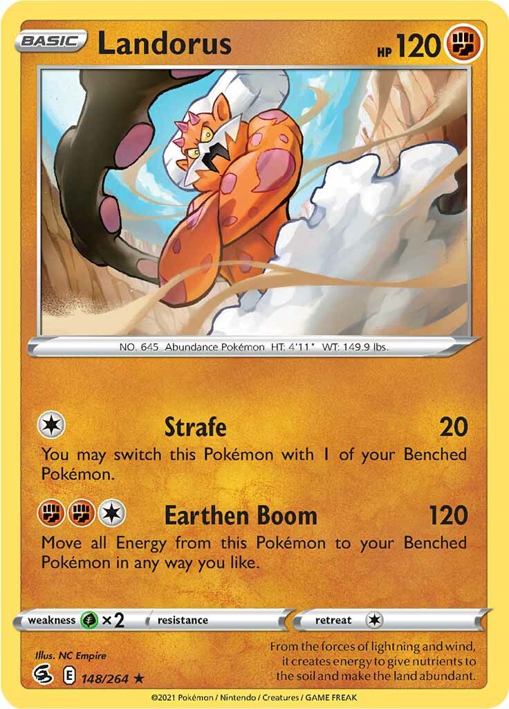 Landorus (148/264) [Sword & Shield: Fusion Strike] | Exor Games Bridgewater