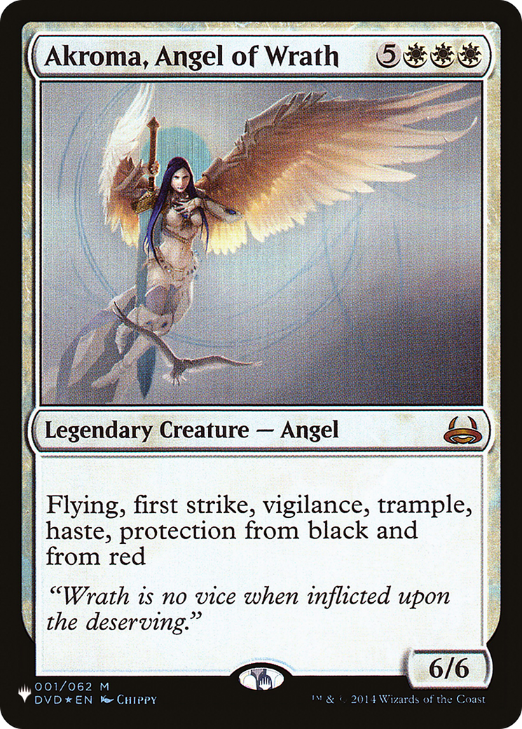 Akroma, Angel of Wrath [The List Reprints] | Exor Games Bridgewater