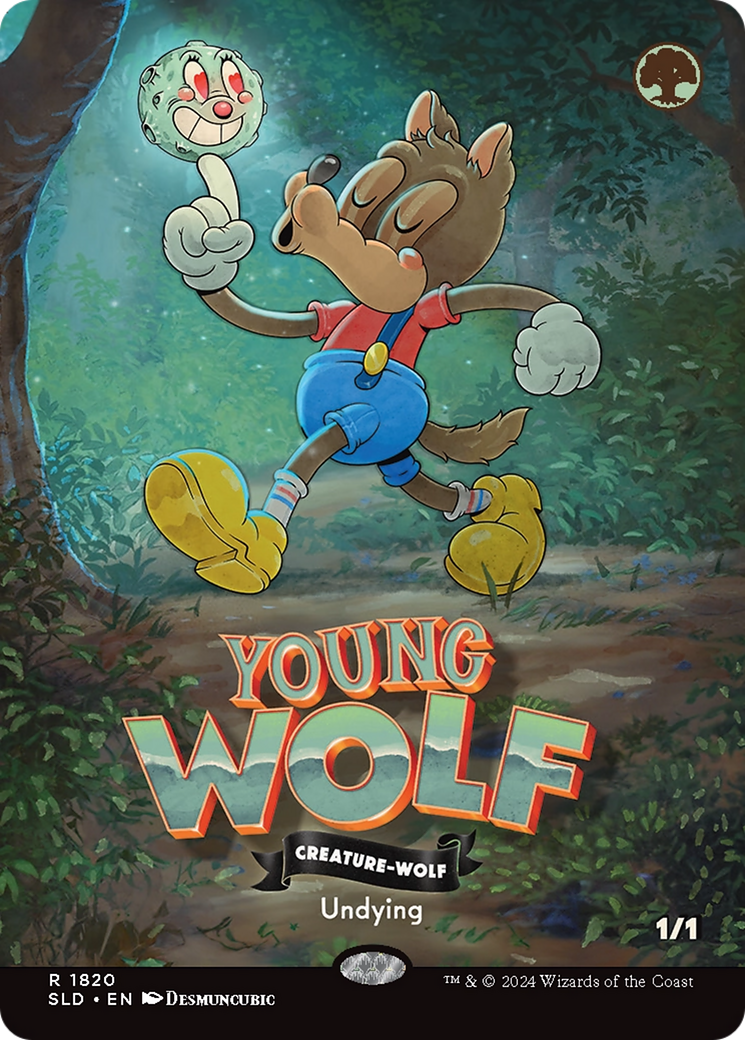 Young Wolf (Rainbow Foil) [Secret Lair Drop Series] | Exor Games Bridgewater