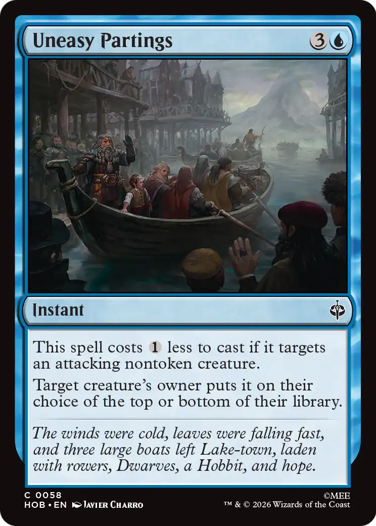 Uneasy Partings [The Hobbit] | Exor Games Bridgewater
