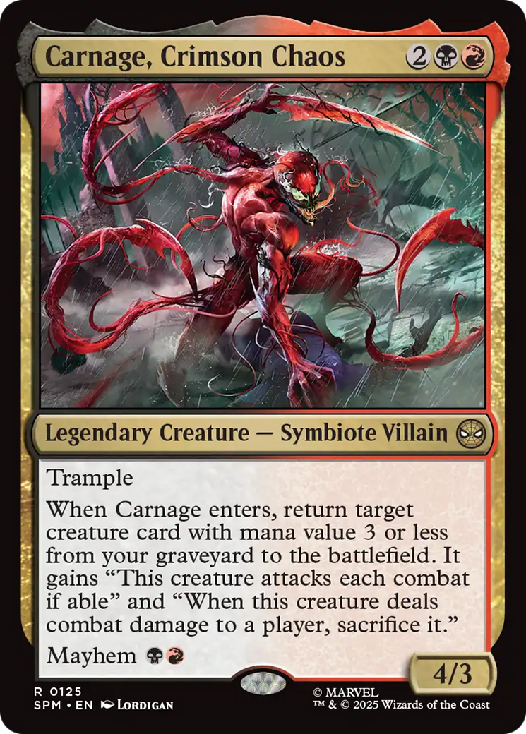 Carnage, Crimson Chaos [Marvel's Spider-Man] | Exor Games Bridgewater