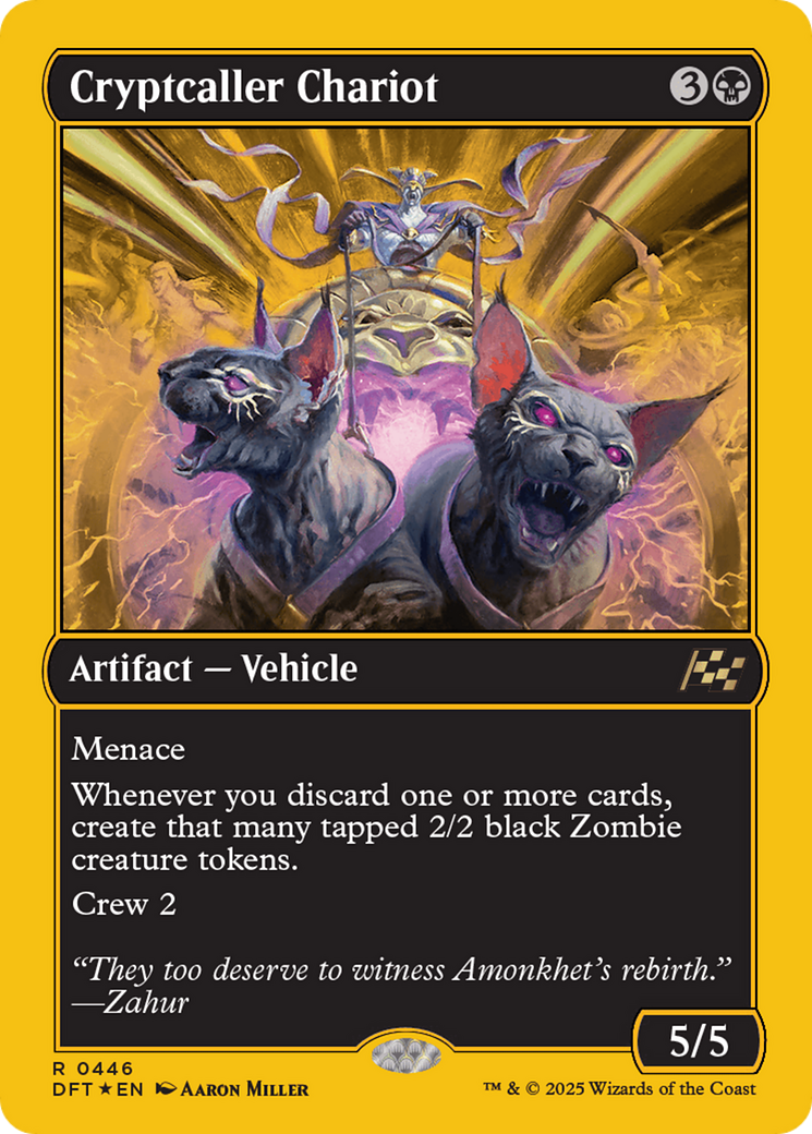 Cryptcaller Chariot (First-Place Foil) [Aetherdrift] | Exor Games Bridgewater