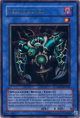 Relinquished [RP01-EN054] Ultra Rare | Exor Games Bridgewater