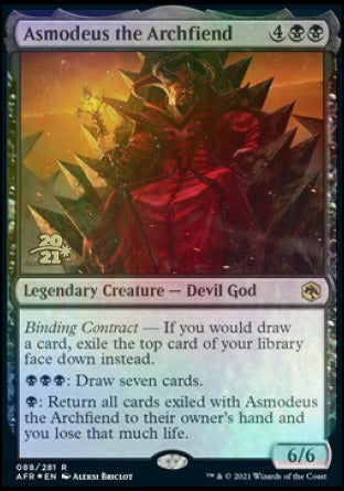 Asmodeus the Archfiend [Dungeons & Dragons: Adventures in the Forgotten Realms Prerelease Promos] | Exor Games Bridgewater