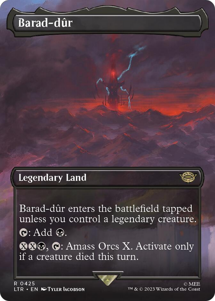 Barad-dur (Borderless Alternate Art) (425) [The Lord of the Rings: Tales of Middle-Earth] | Exor Games Bridgewater