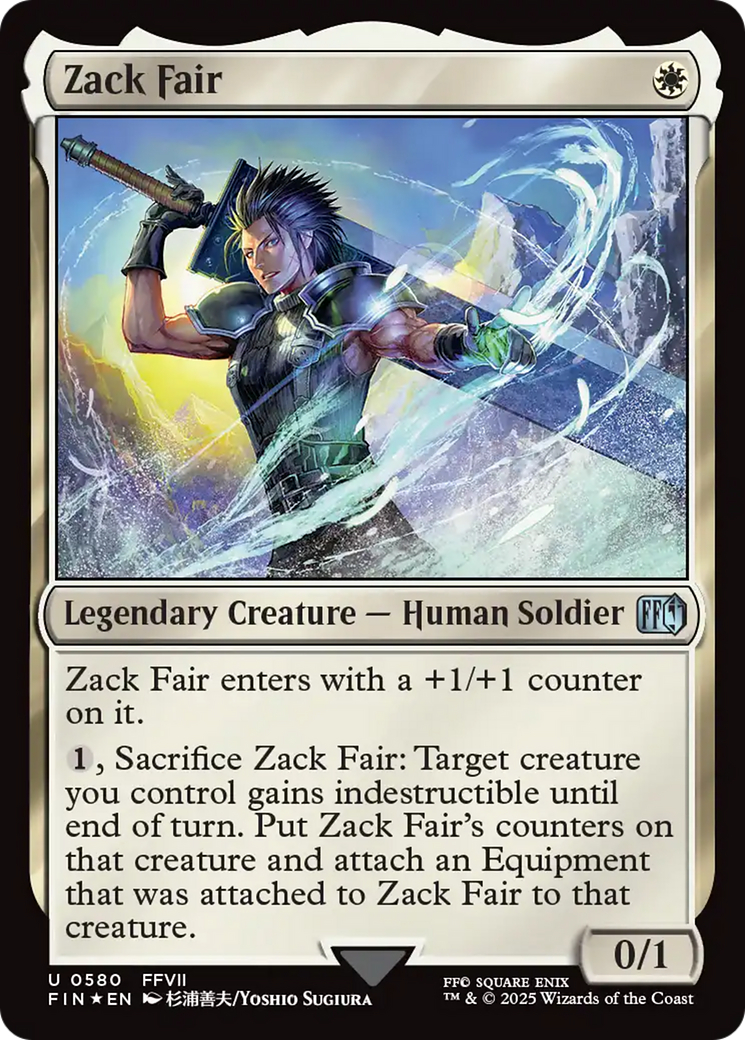 Zack Fair (Surge Foil) [FINAL FANTASY] | Exor Games Bridgewater
