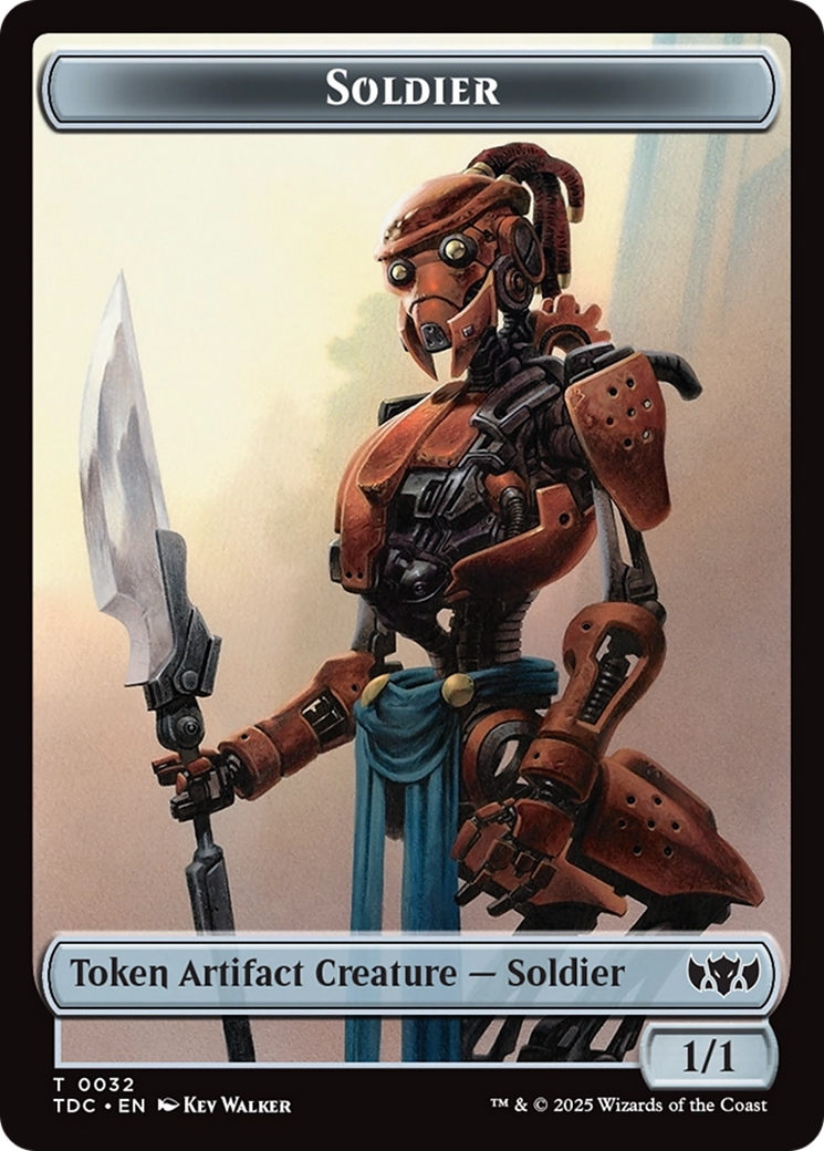 Solider (0032) // Copy Double-Sided Token [Tarkir: Dragonstorm Commander Tokens] | Exor Games Bridgewater