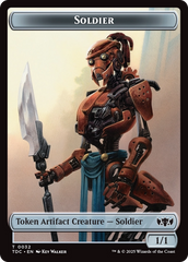 Solider (0032) // Copy Double-Sided Token [Tarkir: Dragonstorm Commander Tokens] | Exor Games Bridgewater
