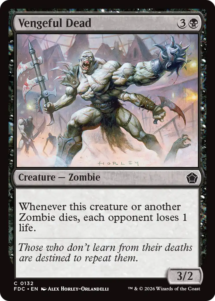 Vengeful Dead [Foundations Commander] | Exor Games Bridgewater