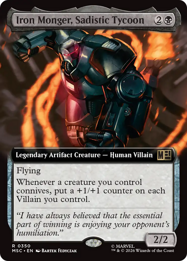 Iron Monger, Sadistic Tycoon (Extended Art) [Marvel Super Heroes Commander] | Exor Games Bridgewater