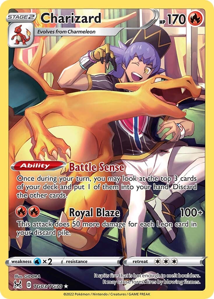 Charizard (TG03/TG30) [Sword & Shield: Lost Origin] | Exor Games Bridgewater