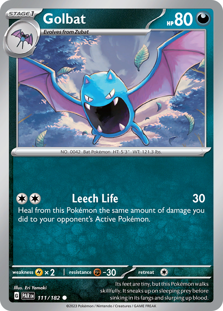 Golbat (111/182) [Scarlet & Violet: Paradox Rift] | Exor Games Bridgewater