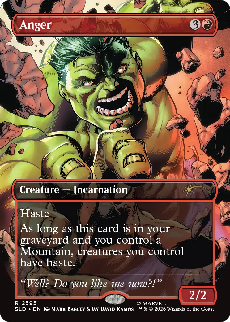 Anger (2595) [Secret Lair Drop Series] | Exor Games Bridgewater