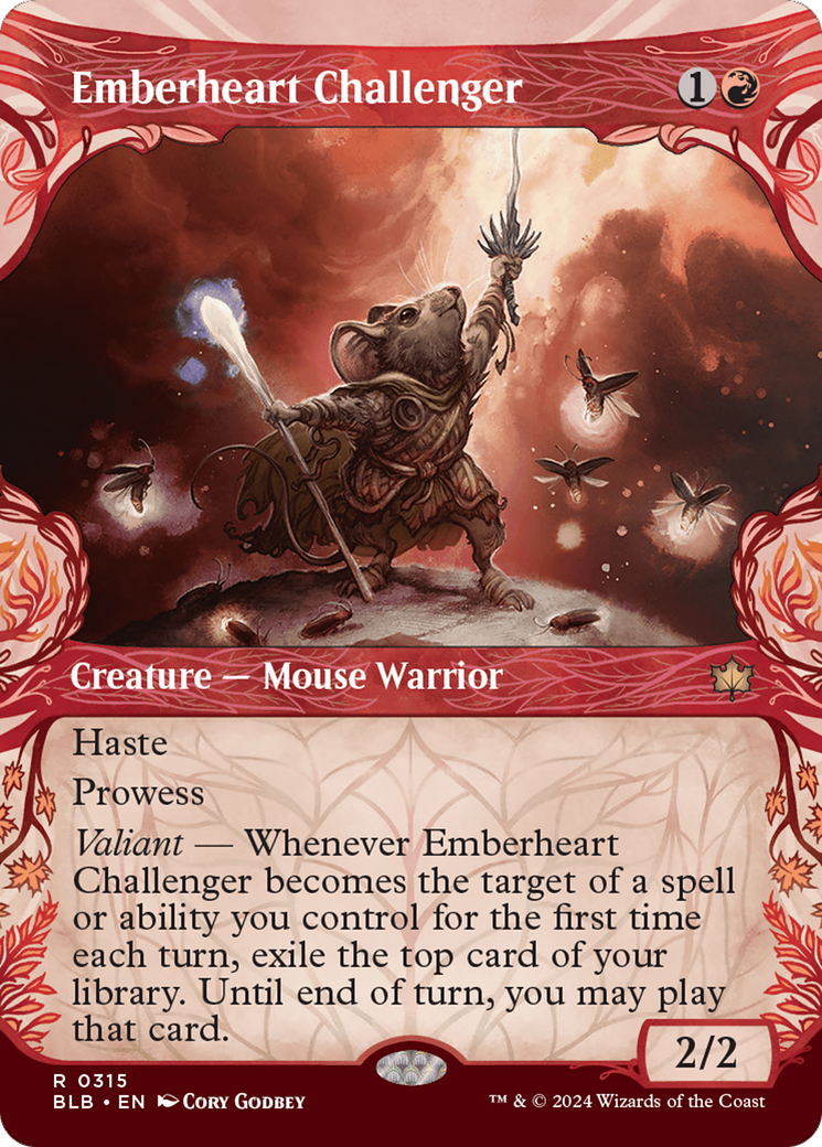 Emberheart Challenger (Showcase) [Bloomburrow] | Exor Games Bridgewater