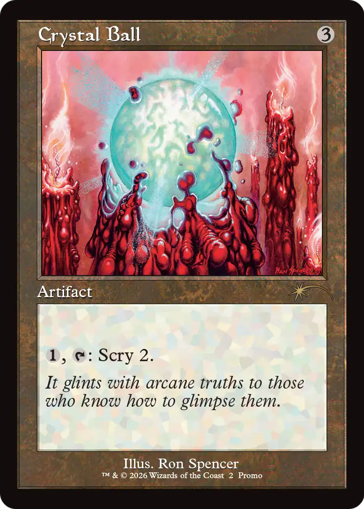 Crystal Ball (Retro Frame) [Wizards Play Network 2026] | Exor Games Bridgewater
