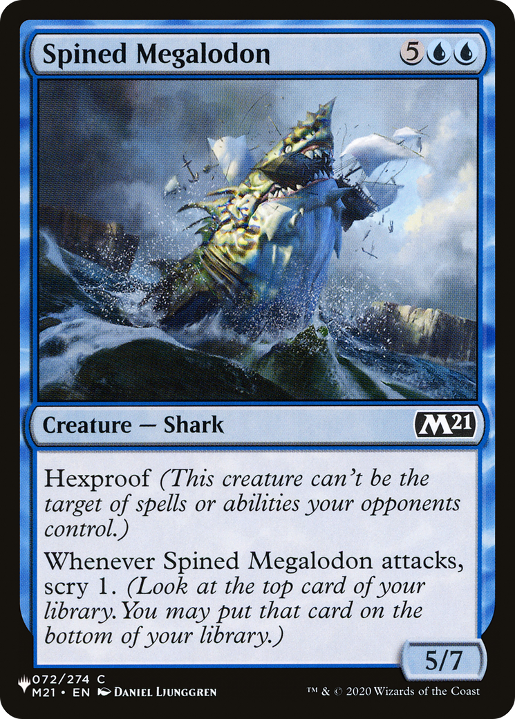 Spined Megalodon [The List Reprints] | Exor Games Bridgewater