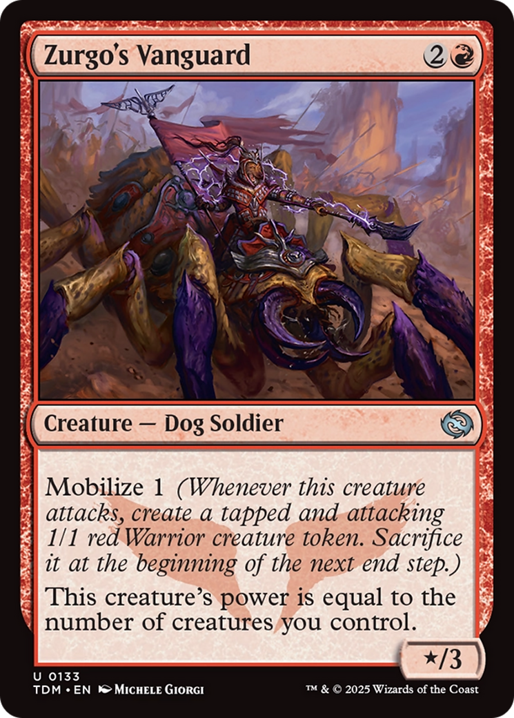 Zurgo's Vanguard [Tarkir: Dragonstorm] | Exor Games Bridgewater