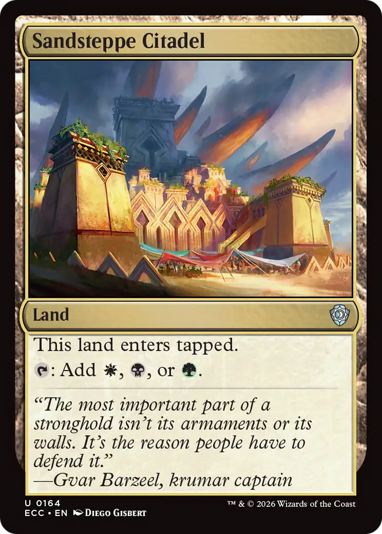 Sandsteppe Citadel [Lorwyn Eclipsed Commander] | Exor Games Bridgewater