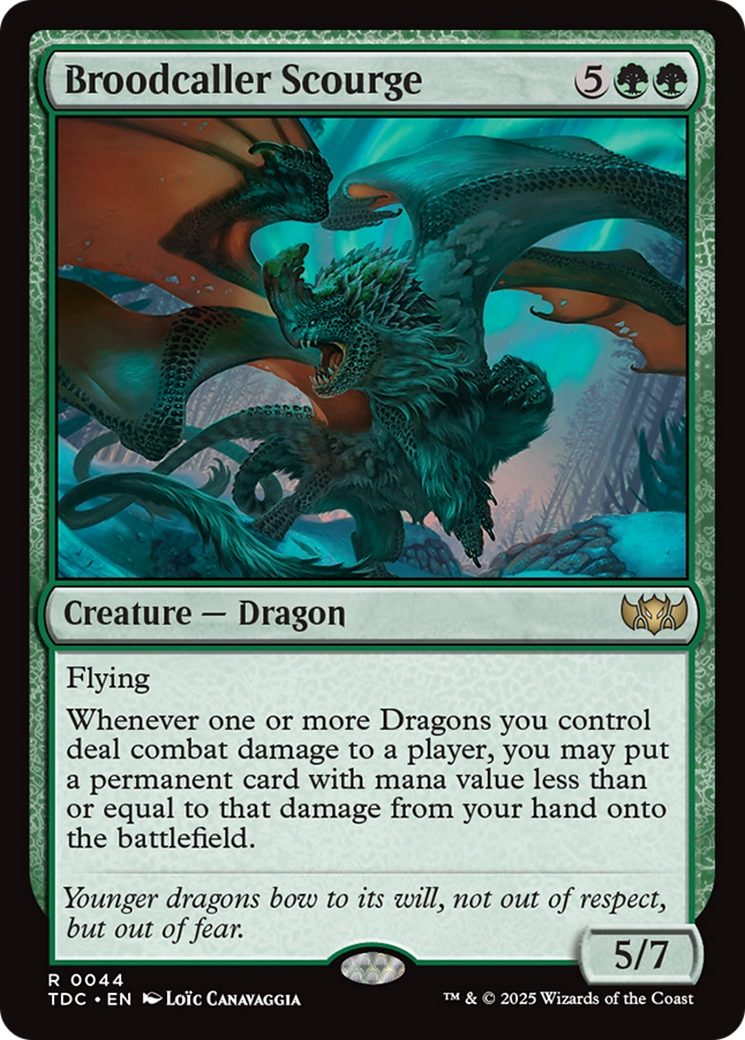 Broodcaller Scourge [Tarkir: Dragonstorm Commander] | Exor Games Bridgewater
