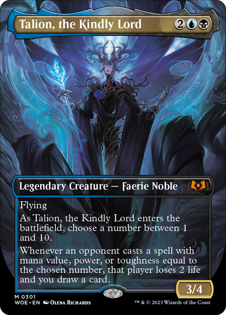 Talion, the Kindly Lord (Borderless Alternate Art) [Wilds of Eldraine] | Exor Games Bridgewater