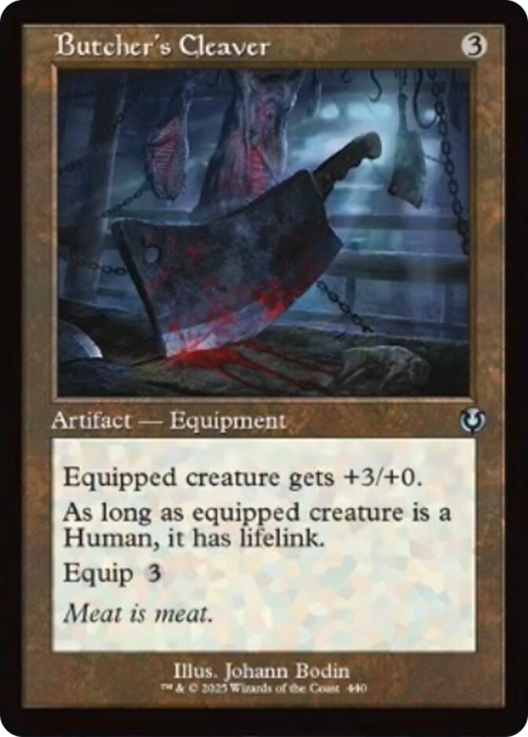 Butcher's Cleaver (Retro Frame) [Innistrad Remastered] | Exor Games Bridgewater