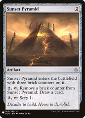 Sunset Pyramid [Mystery Booster] | Exor Games Bridgewater