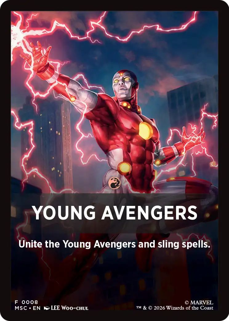 Young Avengers Theme Card (0008) [Marvel Super Heroes Commander] | Exor Games Bridgewater