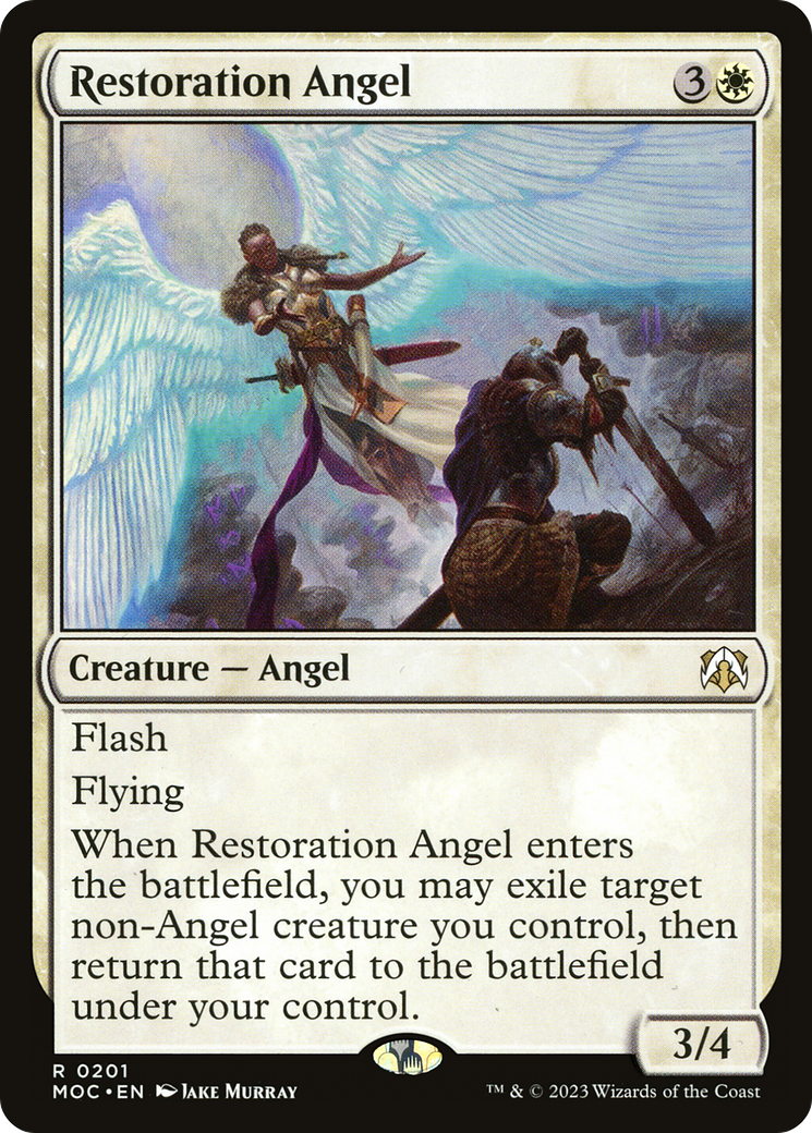 Restoration Angel [March of the Machine Commander] | Exor Games Bridgewater