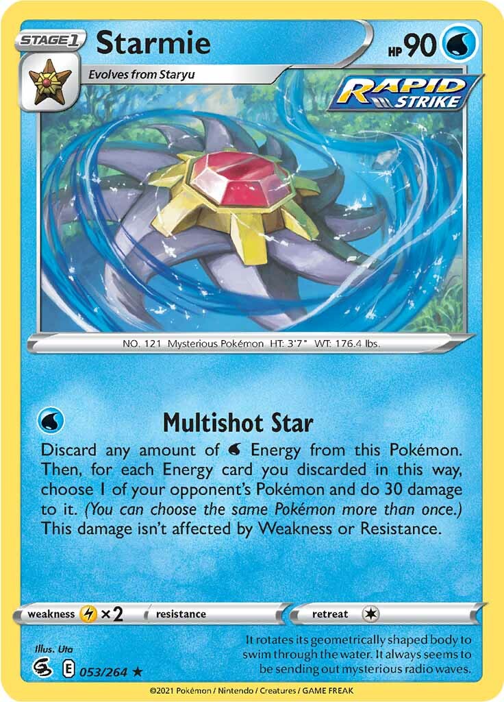 Starmie (053/264) [Sword & Shield: Fusion Strike] | Exor Games Bridgewater