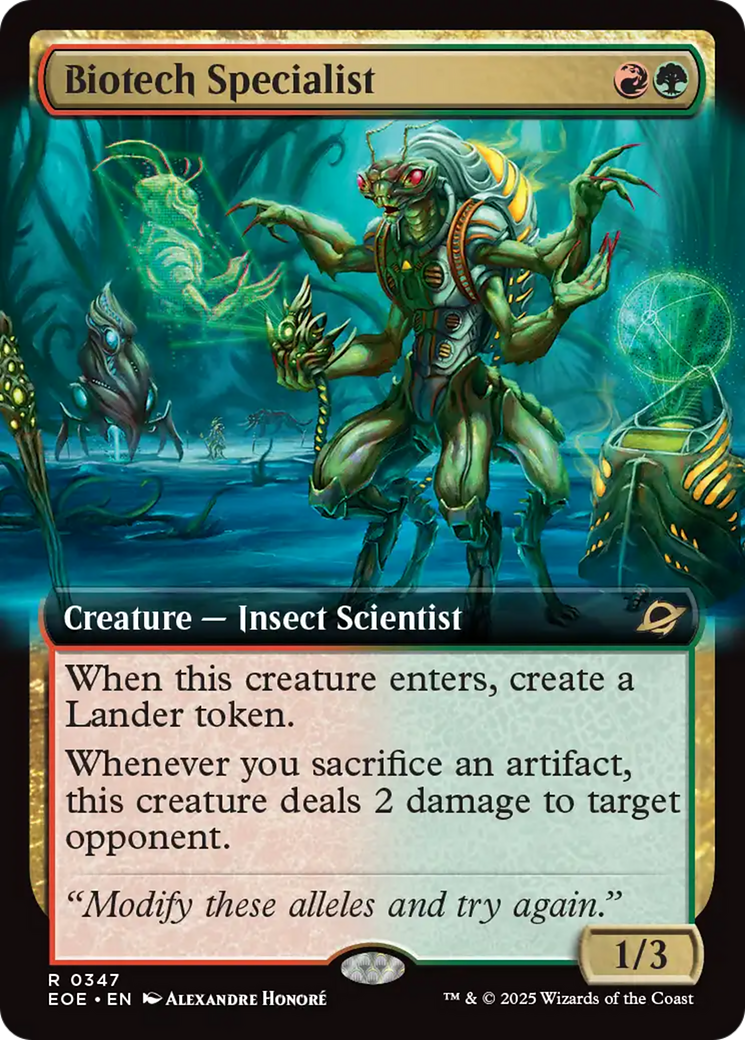 Biotech Specialist (Extended Art) [Edge of Eternities] | Exor Games Bridgewater