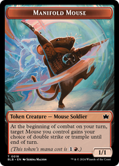 Sword // Manifold Mouse Double-Sided Token [Bloomburrow Tokens] | Exor Games Bridgewater