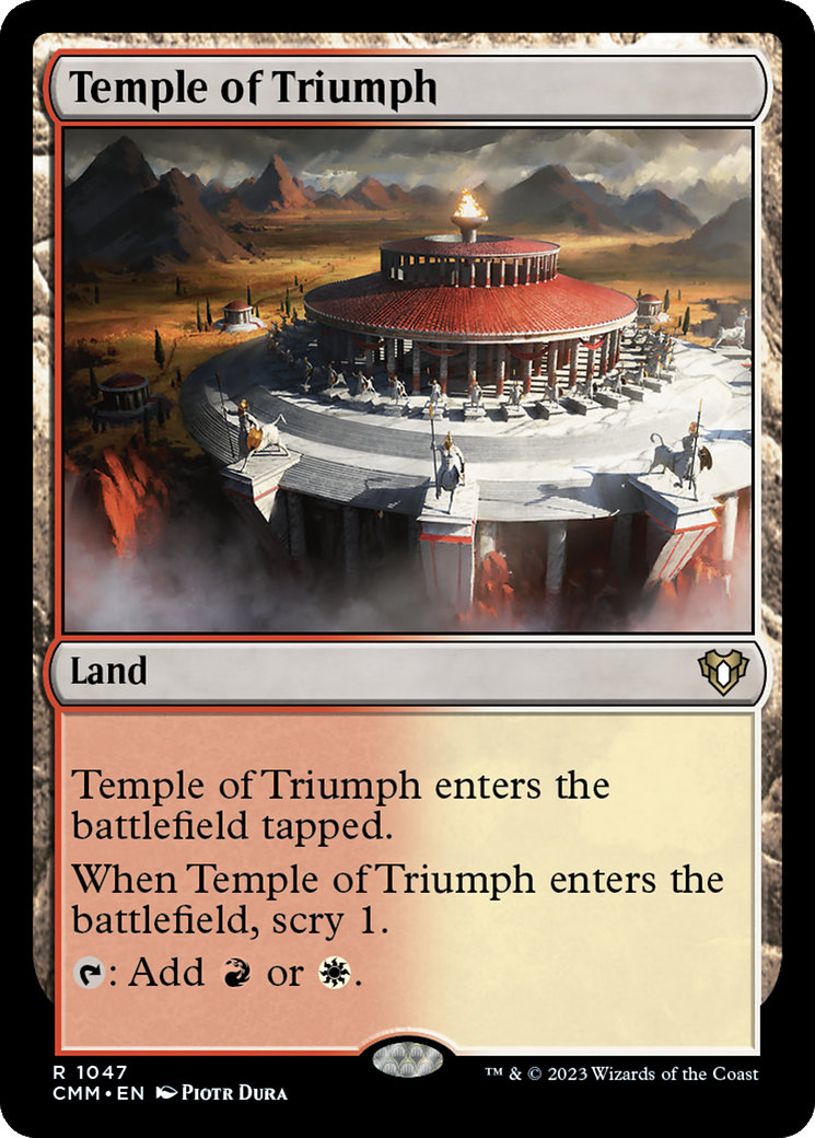 Temple of Triumph [Commander Masters] | Exor Games Bridgewater