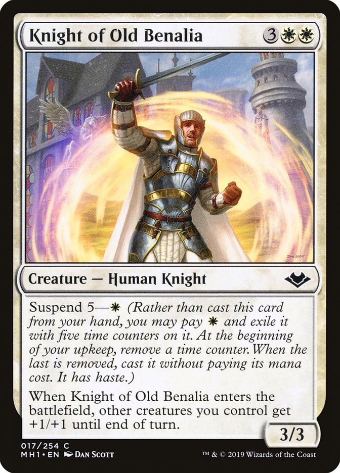 Knight of Old Benalia [Modern Horizons] | Exor Games Bridgewater